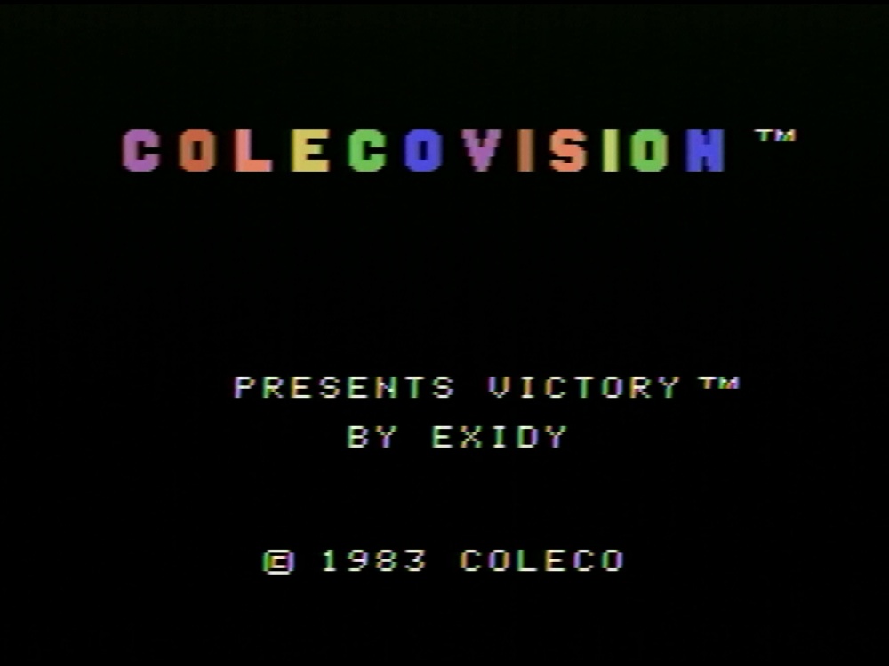 Title Screen of Victory for Colecovision